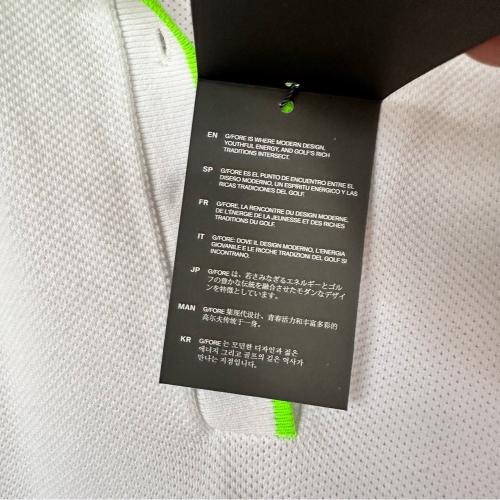 New G/FORE Pique Polo Women’s COTTON SLEEVELESS Golf DRESS Small White Snow $226 - Picture 10 of 16